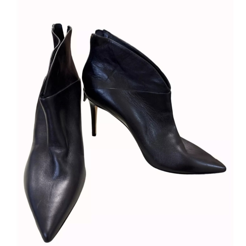 Grigiarancio Italy Leather Heeled Ankle Boots Size 11 RUNS SMALL